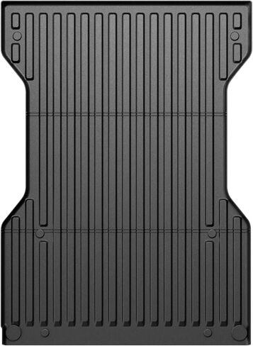 IKON MOTORSPORTS TPE Truck Bed Mat, Compatible with 2024 Toyota Tacoma 5Ft Bed, Custom Fit All Weather Heavy Duty 3D Rear Cargo Trunk Tray Protector Liner 1PC, Black in Kuwait