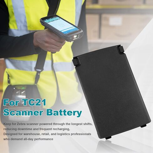 لاستبدال بطارية الماسح الضوئي Zebra TC21: TC26 TC21 TC26AK TC210 TC210K BT-000409A BT-000409B BTRY-TC2X-1XMA1-01 BTRY-TC2Y-2XMA-1A BT-000411-08 بطارية ليثيوم ماسح الباركود 3200 مللي أمبير في الساعة in Kuwait