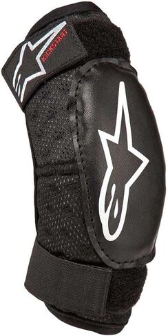 واقي الكوع من Alpinestars Youth Bionic Action Kickstart، 7/9، أسود/أحمر in Kuwait