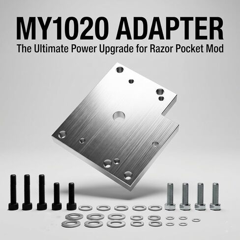 لوحة محول المحرك متوافقة مع Razor Pocket Mod Gen1 وRSF350، طقم تثبيت ترقية المحرك الدقيق MY1020، دعامة مع محاذاة سلسلة مثالية، لا يتطلب الحفر in Kuwait