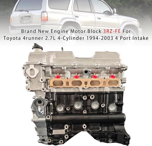 بروس آند شارك 3RZ-FE 2.7L محرك كتلة المحرك الجمعية لتويوتا 4 عداء 2.7L 1994-2000 2001 2002 2003 4 اسطوانة يستبدل 3RZFE in Kuwait