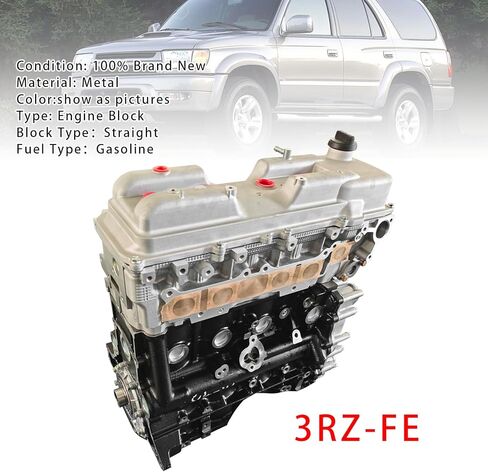 بروس آند شارك 3RZ-FE 2.7L محرك كتلة المحرك الجمعية لتويوتا 4 عداء 2.7L 1994-2000 2001 2002 2003 4 اسطوانة يستبدل 3RZFE in Kuwait