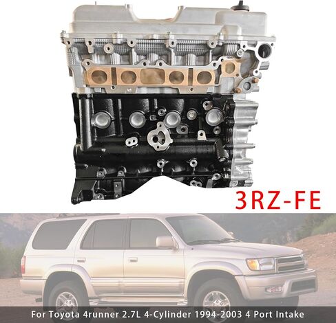بروس آند شارك 3RZ-FE 2.7L محرك كتلة المحرك الجمعية لتويوتا 4 عداء 2.7L 1994-2000 2001 2002 2003 4 اسطوانة يستبدل 3RZFE in Kuwait