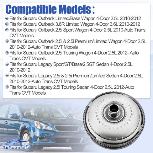 31100AB172 محول عزم الدوران يناسب سوبارو Outback Legacy 2.5L CVT 2010-2012 #31100AB171 31100AB170 in Kuwait