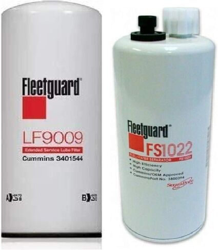 طقم مرشحات MK12566 Fleetguard للكمون (LF9009 - FS1022) in Kuwait