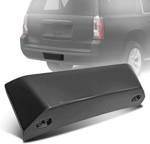 غطاء وصلة المقطورة الخلفية من PartsFlow، غطاء مصد أسود لسيارة GMC Yukon Denali Yukon XL 2015 2016 2017 2018 2019 2020 PTM استبدال # 23142974 GM1180181 in Kuwait