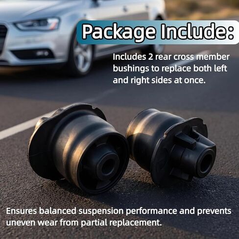 2 قطعة بطانات تعليق لمحور العارضة الخلفية اليسرى واليمنى متوافقة مع Toyota Corolla/Matrix 2003-2008 استبدال 48725-12580 48725-12570 4872512560 in Kuwait