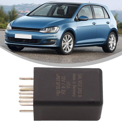 مرحل سخان Glown لسكودا، ومركبات المقاعد - لـ A3 8P/8V، لـ A4 B7/B8، A5 8T، لـ A6 C6/C7، Q5 8R، لـ Passat B6/B7/B8/CC، لـ Transporter T5 - OEM 04L907282B، أسود in Kuwait