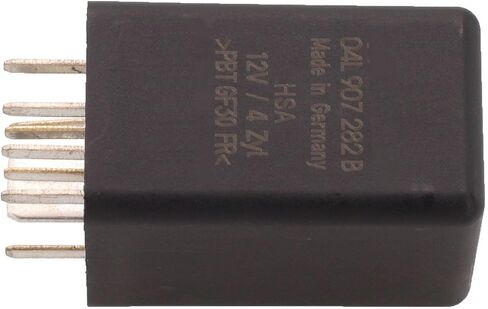 مرحل سخان Glown لسكودا، ومركبات المقاعد - لـ A3 8P/8V، لـ A4 B7/B8، A5 8T، لـ A6 C6/C7، Q5 8R، لـ Passat B6/B7/B8/CC، لـ Transporter T5 - OEM 04L907282B، أسود in Kuwait