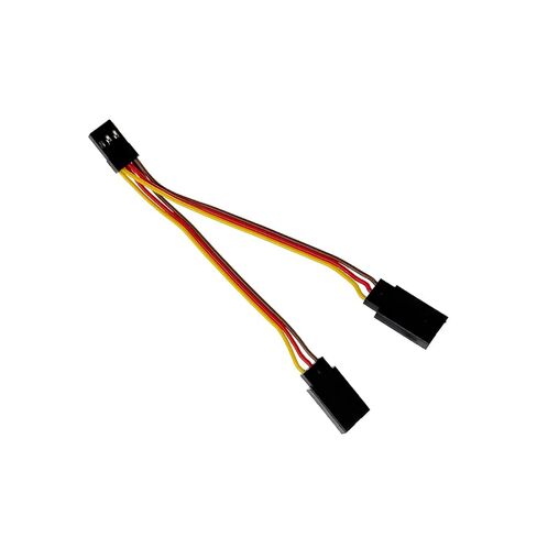 6 Pcs JR Servo Y Splitter Cable,1 Female to 2 Male Extension Harness Lead Wire for RC Cars, Boats, Drones, Airplane Models（11CM 22-AWG） in Kuwait
