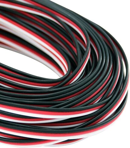 26awg Servo Extension Cable Wire 50 feet 30 Cores Lead 3-pin Line for Futaba JR RC Servo Hobby Model Drones Boats Planes DIY Accessories(E256-1) in Kuwait