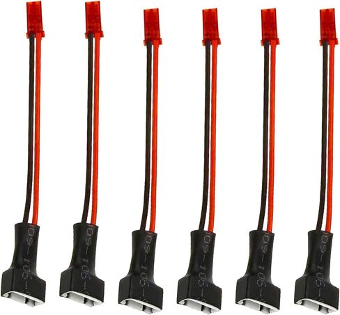 6 قطعة 20AWG 3S يبو التوازن موصل JST ذكر إلى JST-XH التوازن ذكر محول القابس ل RC سيارة قارب 3S يبو البطارية (10 سنتيمتر) in Kuwait