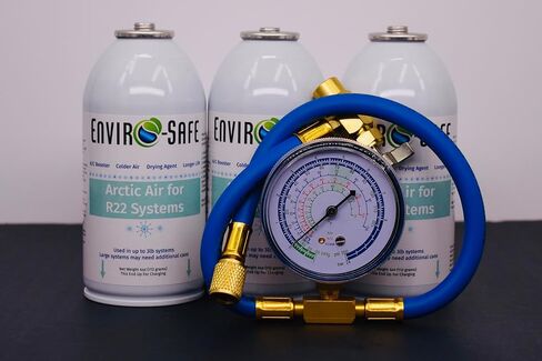 مزيل رطوبة الهواء في القطب الشمالي من ENVIRO-SAFE لأنظمة R22 - إضافات معززة لمكيف الهواء - مقياس شحن 3pk-4oz in Kuwait
