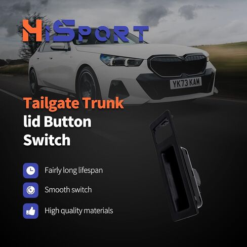 HiSport 51247368753 Tailgate Trunk lid Button Switch Tailgate Door Lock Switch - Compatible with BMW 228I 230I 320I 328D 328I 330E 330I 335I 340I M2 M235I M240I M3 Activehybrid in Kuwait