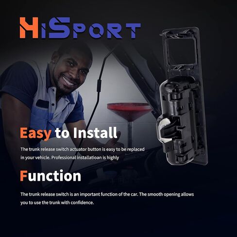HiSport 51247368753 Tailgate Trunk lid Button Switch Tailgate Door Lock Switch - Compatible with BMW 228I 230I 320I 328D 328I 330E 330I 335I 340I M2 M235I M240I M3 Activehybrid in Kuwait