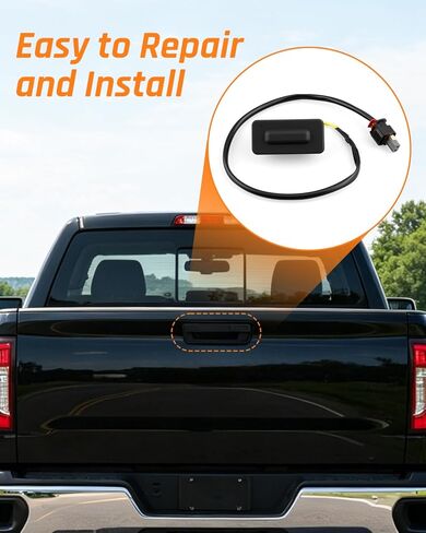 Tailgate Liftgate Release Switch Trunk Lid Switch Fit for Chevrolet Silverado Fit for GMC Sierra 2019 2020 2021 Replace 84413809 84758465 85521472 85734717 Rear Hatch Button Trunk Latch in Kuwait