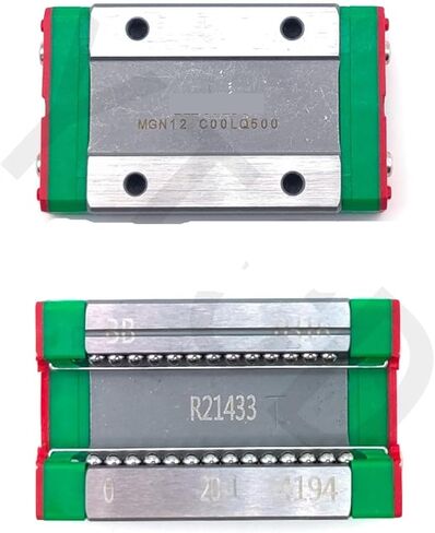 MGN12H1R520 MGN12 دليل خطي 520 مللي متر + MGN12H شريط التمرير الحركة الخطية طول مخصص متاح 1 قطعة in Kuwait