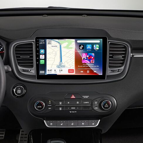 ستيريو سيارة Android 15 لسيارة Kia Sorento MK3 2015–2020 - وحدة رأس تعمل باللمس مقاس 10.1 بوصة 1280 × 800 مع CarPlay اللاسلكي، Android Auto، نظام تحديد المواقع العالمي (GPS)، Wi-Fi 6، BT 5.4 - ترقية لوحة التوصيل والتشغيل in Kuwait