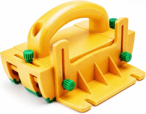 Table Saw Push Block for Woodworking Router Tables Band Saws Jointers Pushblock Cuts Safe for Widgets Difficult Cuts ThinRips Dowel Cuts Prevent Kickback and Protect Hands (Yellow, Large) in Saudi Arabia