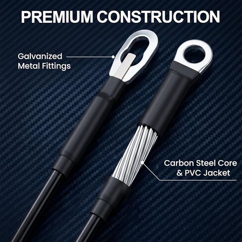 2 Pack Tailgate Cable, Compatible with Nissan Frontier 1998-2004 Pickup Truck, Replaces OEM 90460-8B400 90460-8B401, Left & Right Side Tail Gate Lift Support Straps in Kuwait