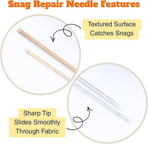 TUKUMO Snag Repair Needle أداة إصلاح Snag لإصلاح العقبات في الحياكة والمنسوجات والسترات والمفروشات والستائر المصنوعة في اليابان in Kuwait