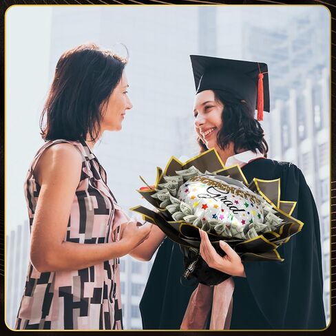 Chunful Graduation Gifts 2026, DIY Money Bouquet for Her Him, Bouquets Filled with Folded Bills Gifts for Middle High School College Class of 2026 Money Gift Ideas for Women Daughter Son in Kuwait