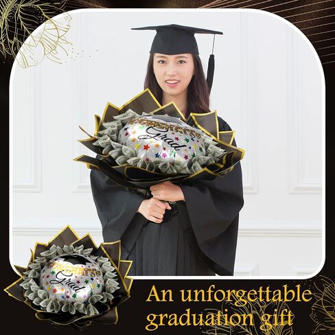 Chunful Graduation Gifts 2026, DIY Money Bouquet for Her Him, Bouquets Filled with Folded Bills Gifts for Middle High School College Class of 2026 Money Gift Ideas for Women Daughter Son in Kuwait