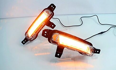 مصباح إضاءة الضباب الأمامي عالي الطيران LED DRL أضواء النهار الجري لسوزوكي فيتارا إسكودو 2015-2018 in Kuwait