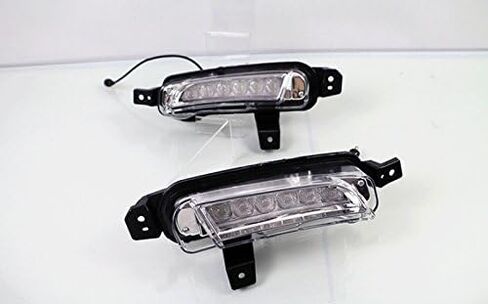 مصباح إضاءة الضباب الأمامي عالي الطيران LED DRL أضواء النهار الجري لسوزوكي فيتارا إسكودو 2015-2018 in Kuwait
