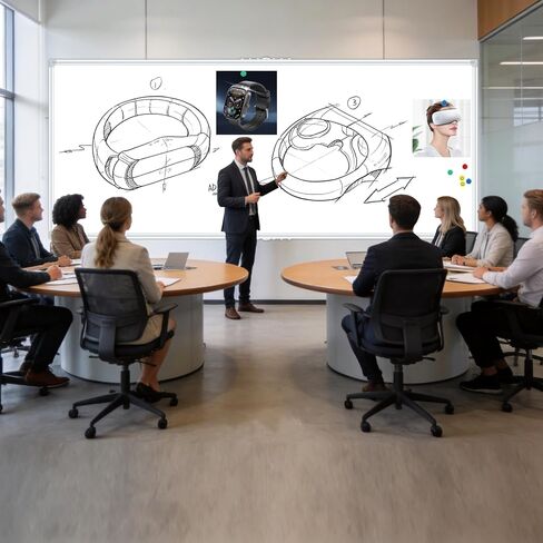 96"X48" Large Magnetic Whiteboard - 8x4 Feet Non-Reflective Coated Surface, Foldable Dry Erase Board, Black Aluminum Frame ，Suitable for Training Rooms and (Professional Accessory Set) in Kuwait