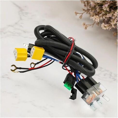 H4 LED Headlights Relay Wiring Harness Kit H6054 7x6 5x7 Compatible With Tacoma 1995-1997 Pickup 1988-1995 in Kuwait