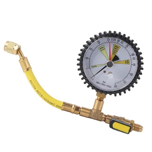 مقياس اختبار ضغط النيتروجين لتبريد التيار المتردد R134a R410A R22-60 إلى 60 PSI in Kuwait