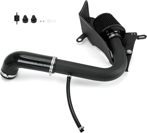 PTNHZ Cold Air Intake System Kit w/Heat Shield Compatible With 2013-2020 Audi A3 Q3 Seat Skoda VW Beetle Golf Jetta Santana EA211 1.2T 1.4T TSI Engine in Kuwait