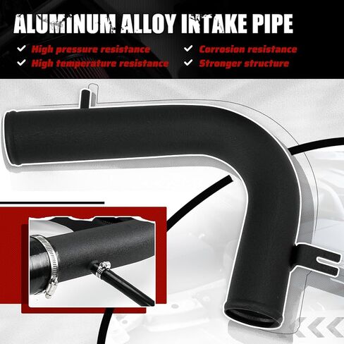 PTNHZ Cold Air Intake System Kit w/Heat Shield Compatible With 2013-2020 Audi A3 Q3 Seat Skoda VW Beetle Golf Jetta Santana EA211 1.2T 1.4T TSI Engine in Kuwait