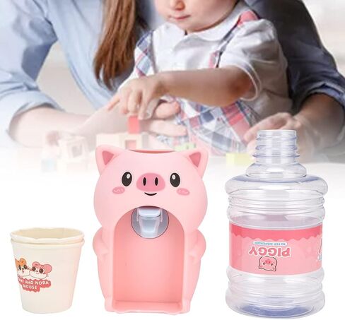 Mini Water Dispenser for Kids, Cartoon Kitchen Toy, Portable Water Dispenser, Cute Design, Perfect for Children, Fun Drinking Experience (#2) in Saudi Arabia