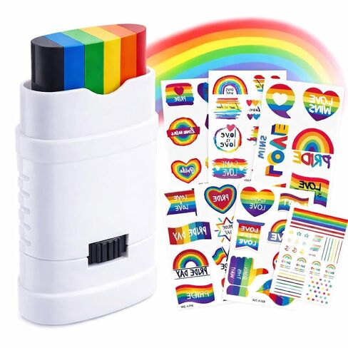 Oiomniv Pride Face Paint Stick for Adults – 1 pcs Twist-Up Rainbow Face Paint, Large Capacity LGBTQ+ Parade Makeup, Easy Apply Festival Body Paint for Pride Party & Events in Kuwait