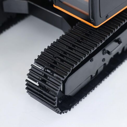 الولايات المتحدة في المخزون، JDM 1/12 RC نموذج الحفار الهيدروليكي صمام مضخة المسارات ESC وحدة تحكم راديو مطلية مجمعة باللون الأصفر نموذج هواية للأعمار من 14 عامًا فما فوق in Kuwait