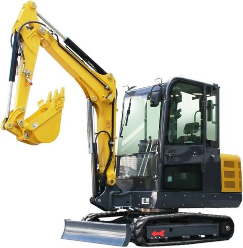 ATT350، حفار صغير 3.5 طن 25 حصان ديزل KubotaEngine، يتحكم الطيار في ذراع التأرجح الجانبي ومكيف الهواء، حفار عالي التحمل للمزرعة، DIY، المناظر الطبيعية مع استبدال الأجزاء لمدة 12 شهرًا (أصفر 2) in Kuwait