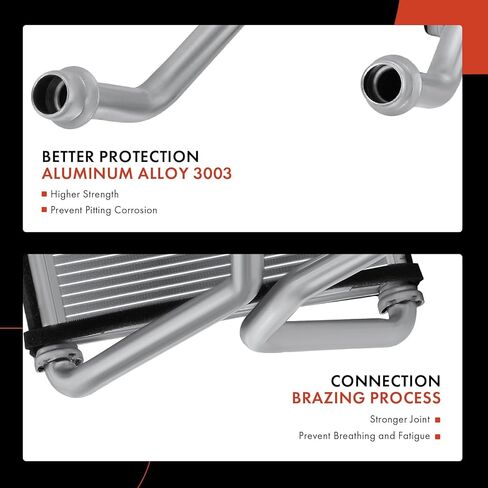 A-Premium HVAC Heater Core Compatible with Chrysler 200 2015-2017 Sedan & Jeep Cherokee 2014-2021 Sport Utility in Kuwait