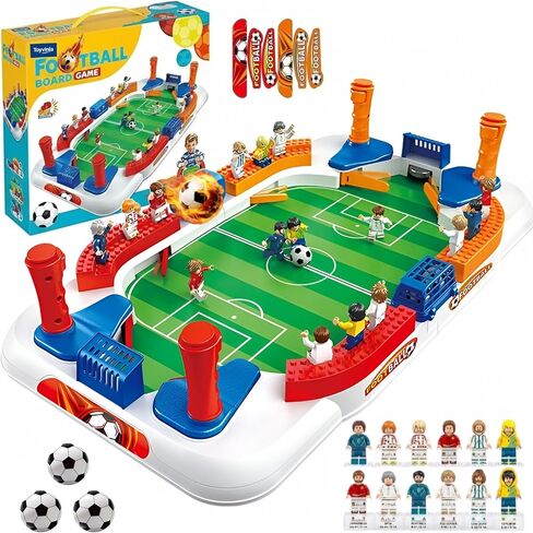 Foosball Table for Kids, Mini Tabletop Soccer Board Game with Realistic Players & Goal Bell, Interactive Indoor Football Toy, Fun Family Game, Birthday Gift for Boys Girls Ages 3-8 in Kuwait