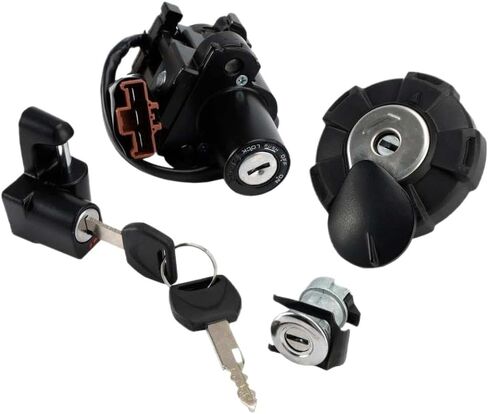 Ignition Switch Lock Set Compatible with CRF300L CRF300LS 2021 2022 2023 2024 2025 Gas Cap Seat Helmet Lock in Kuwait