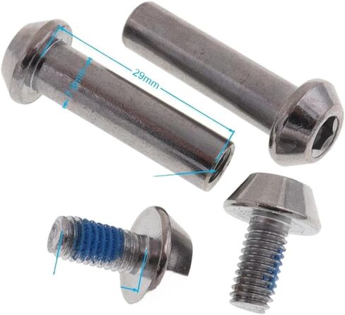 M8x28mm 29mm برغي مقبس سداسي داخلي متوافق مع 47cc 49cc سكوتر دراجة الجيب التعليق الخلفي ممتص الصدمات (M8x29mm) in Kuwait
