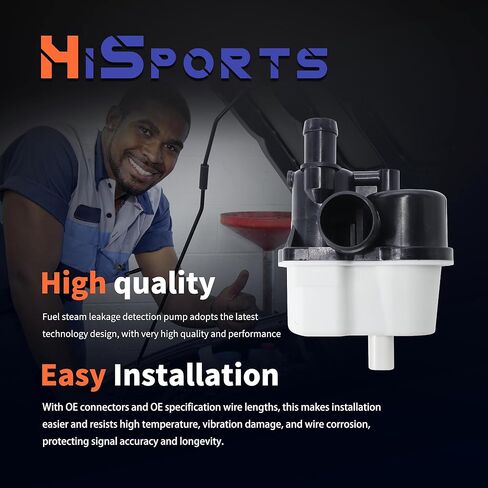 HiSport Fuel Vapor EVAP Leak Detection Pump - Compatible with BMW 1 3 5 6 7 M Z X Series DMTL Pump BMW Replace 0261222018 310-601 16137193479 in Kuwait