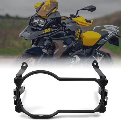 غطاء حماية للمصابيح الأمامية باللون الأسود من Arashi لسيارة BMW R1250GS 2019-2024 LC & ADV، يشمل R1200GS 2013-2018 LC، قطع غيار ملحقات الدراجات النارية in Kuwait