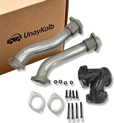 مجموعات حشوات أنابيب العادم العلوية متوافقة مع Ford 7.3L Powerstroke Diesel 1995-2003 F250 F350 F450 F550 Super Duty، Excursion، E-350 E-450 E-550 Econoline، مجموعة حشية ختم الأنابيب in Kuwait