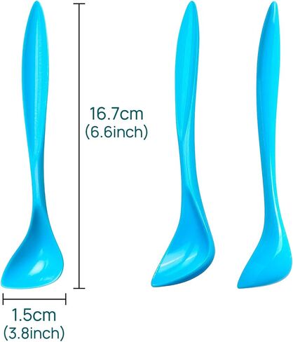 PetBonus 3-Pack Pet Food Can Spoon，Dog Cat Food Spoons, Long Handle Special Curved Design for Dog Cat Food Can Spoons in Saudi Arabia