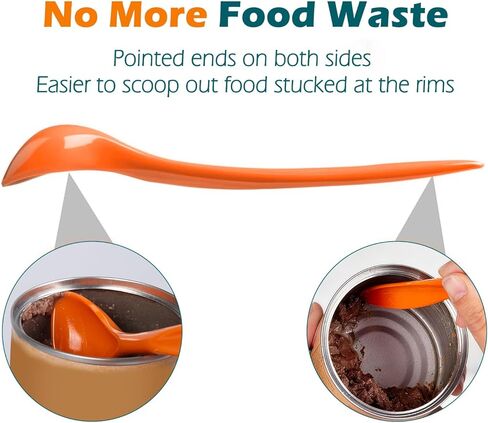 PetBonus 3-Pack Pet Food Can Spoon，Dog Cat Food Spoons, Long Handle Special Curved Design for Dog Cat Food Can Spoons in Saudi Arabia