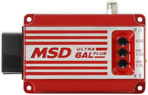 صندوق الإشعال MSD IGNITION 6523 - Ultra 6AL Plus - رقمي - إشعال الأقراص المضغوطة - متعدد الشرارة - 45000 فولت - محدد سرعة 3 خطوات - الحزام متضمن - أحمر - طقم in Kuwait
