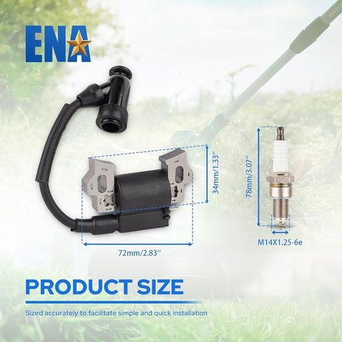 ENA 14 584 04-S ملف الإشعال متوافق مع Kohler XT149 XT173 XT650 XT675 XT775 XTX650 XTX675 XTX775 محركات جزازة العشب مع استبدال شمعة الإشعال لـ 1458404-S 14 584 16-S 1458416-S in Kuwait