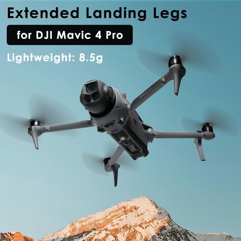 CAPART 59mm Extended Landing Legs for DJI Mavic 4 Pro, Landing Gear Feet Lightweight Quick Release Spare Parts Accessories in Kuwait